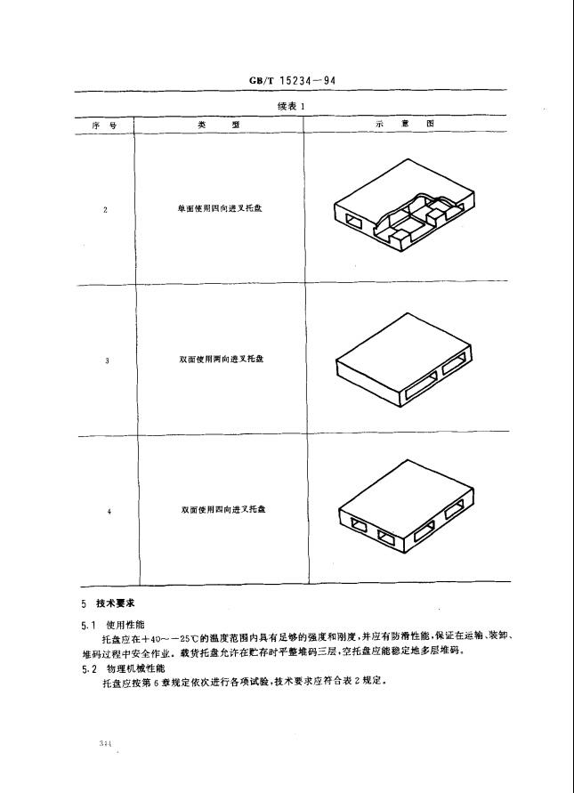 GBT15234-1994塑料平托盘2页